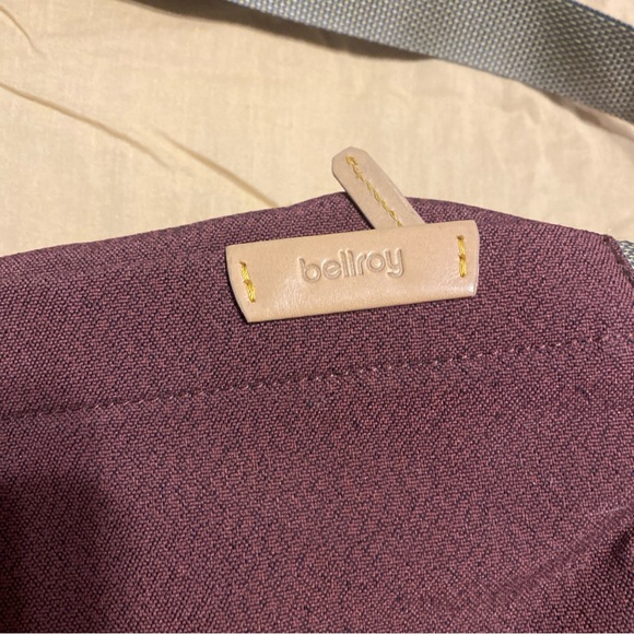Bellroy maroon and Gray Belt Bag Minimalist Design - Picture 2 of 7